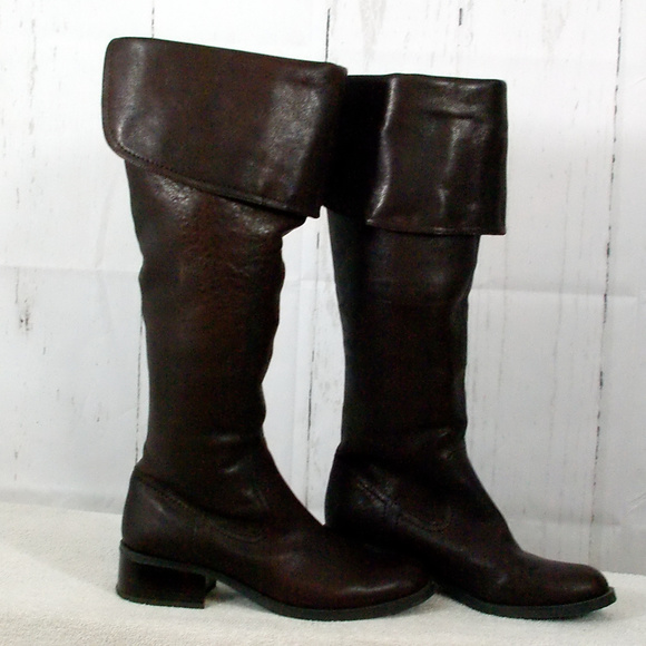 Jessica Simpson Shoes - Jessica Simpson Brown Leather Knee High Boots